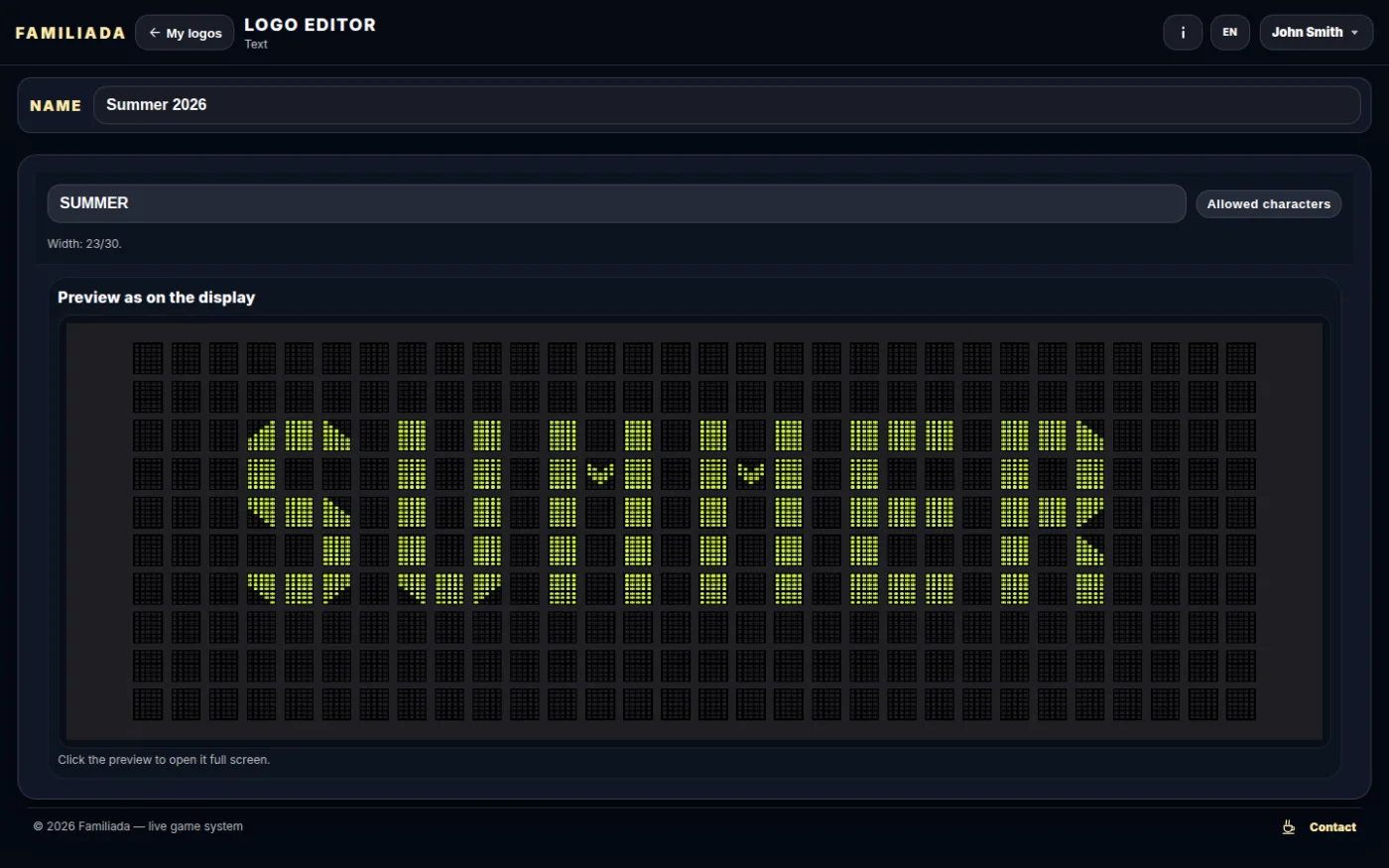 Text logo